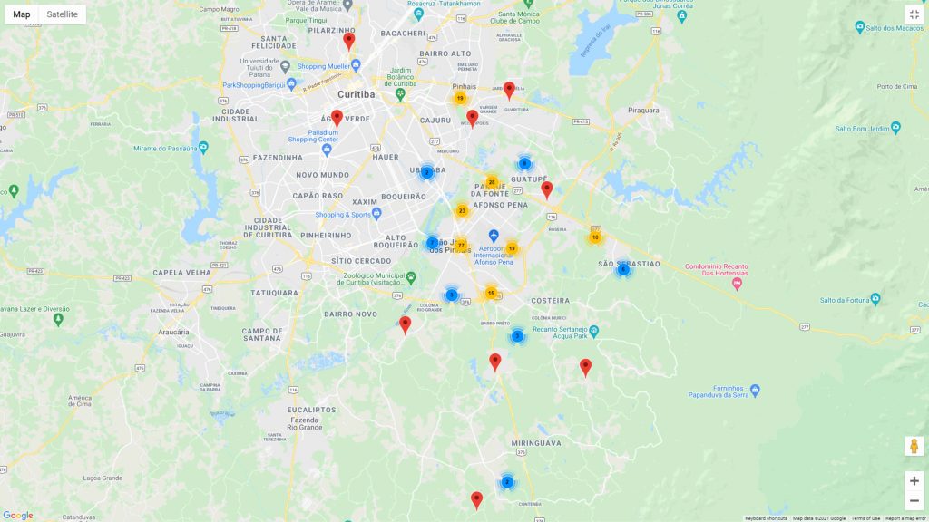 MAPA CLUSTER